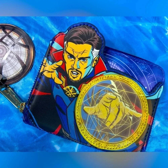 Marvel / Loungefly - Doctor Strange / Glow in the Dark Wallet - BNWT πͺπ§ββοΈ - Picture 1 of 16